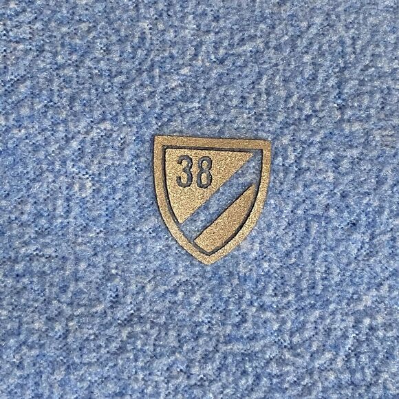 DANIEL CREMIEUX LIGHT BLUE POLARTEC FLEECE 1/4 ZIP, Sz Med - Picture 2 of 9